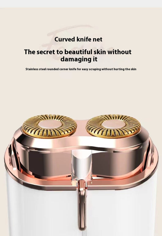 Afeitadora Eléctrica Recargable Doble Cabezal para Mujer - Image 6