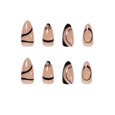Parches de Uñas Minimalistas Nordic Wind - Línea Simple - Image 4