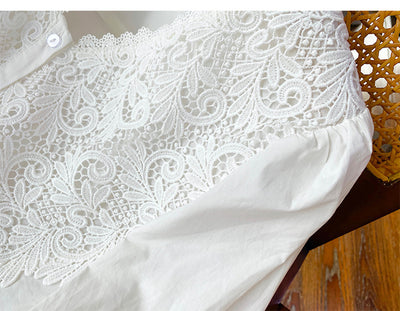 Blusa de Encaje Diseño Francés - Elegancia y Temperamento Femenino - Image 12