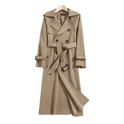 Gabardina de Largo Medio para Mujer Pequeña - Estilo Otoño - Image 5