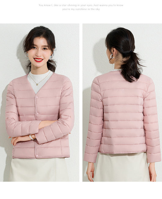 Chaqueta Ligera de Algodón con Forro Interno para Mujer - Image 16