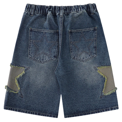 Jeans Vintage para Hombre con Parches de Estrella - Image 11