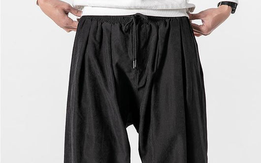 Pantalón Linterna Talla Grande con Cordón y Pierna Ajustable - Image 3