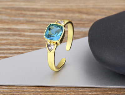 Anillo de Corazón con Diamantes Micro Pavé para Mujer - Image 13