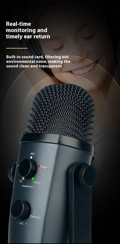 Micrófono Bluetooth Inalámbrico para Karaoke y Grabación - Image 10