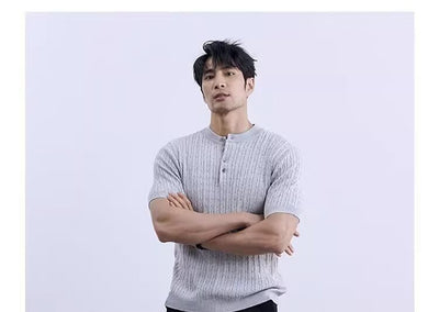 Polo Casual Slim Fit de Punto para Hombre - Cuello Redondo Premium - Image 10