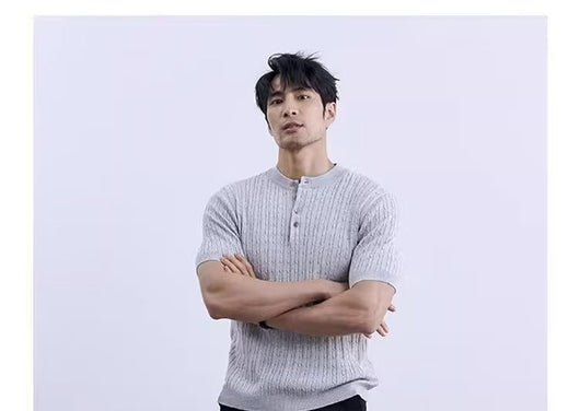 Polo Casual Slim Fit de Punto para Hombre - Cuello Redondo Premium - Image 10
