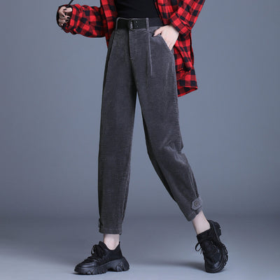 Pantalones Cortos Papa Harlan en Pana Gruesa con Detalles de Trabajo - Image 2