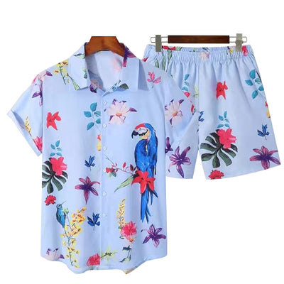 Conjunto Casual Playero: Camisa y Shorts de Manga Corta - Image 2