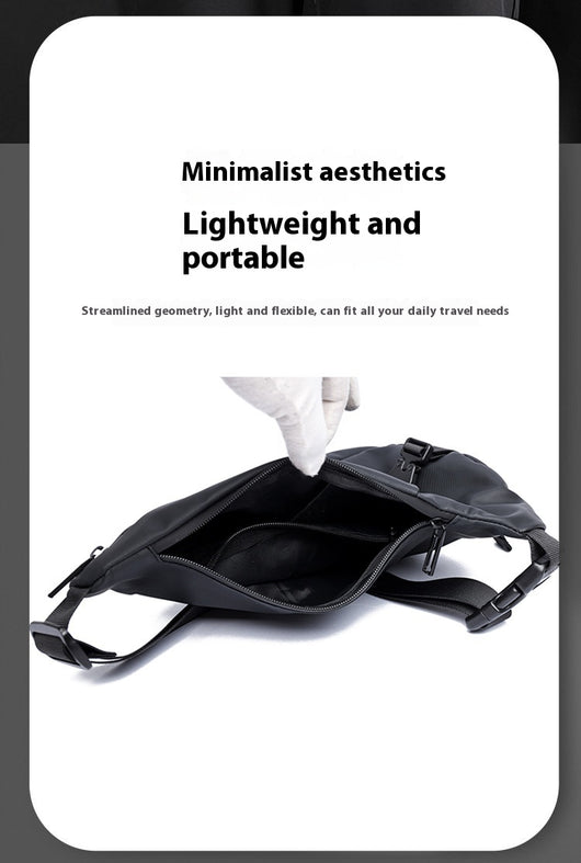 Bolsa Pecho Motociclista Derm Men Triangle - Crossbody Versátil - Image 19