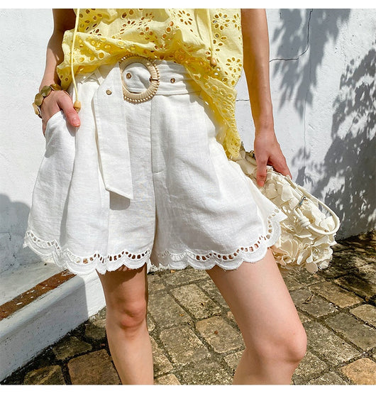 Blusa Bordada Estilo Vacacional Manga Corta Diseño Francés de Verano - Image 29