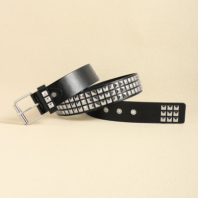 Cinturón Punk Rock con Remaches Balas Negro Unisex - Accesorios Hip-hop de Moda - Image 13