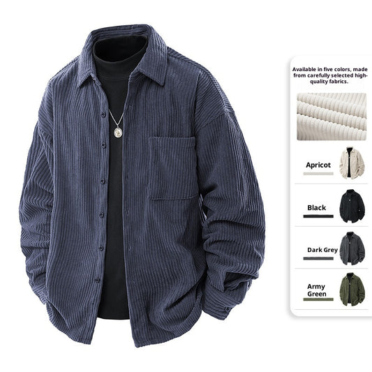 Abrigo Elegante Cuello Falso Dos Piezas para Hombre - Image 2