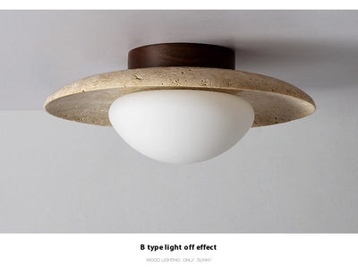 Lámpara de Techo Moderna Minimalista Negra y Amarilla - Image 27