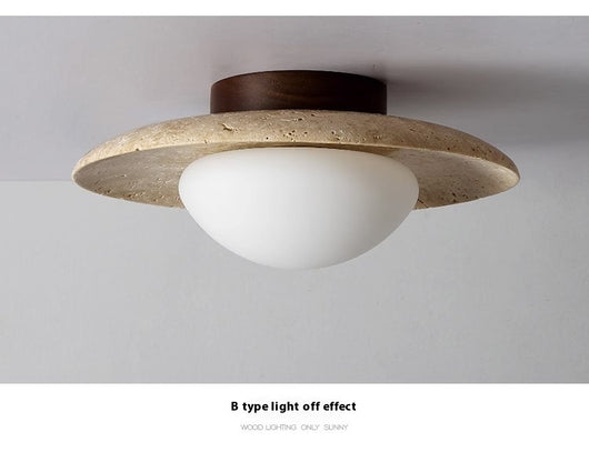 Lámpara de Techo Moderna Minimalista Negra y Amarilla - Image 27