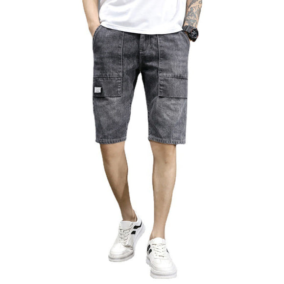 Shorts de Mezclilla Ligera para Hombre - Comodidad de Verano