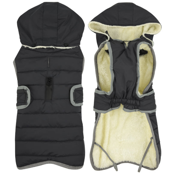 Ropa Impermeable para Perros con Capucha Desprendible - Diseño Camuflaje
