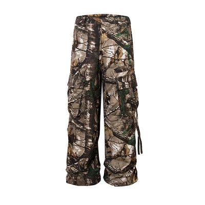Pantalones Cargo Camuflaje Ramas Estilo Retro - Image 2