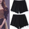 Shorts de Mezclilla Negra para Mujer