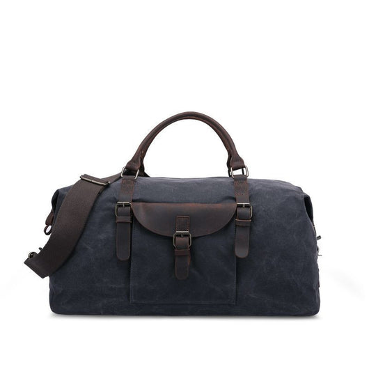 Bolsa de Viaje Plegable Impermeable de Piel de Caballo para Hombre - Image 10