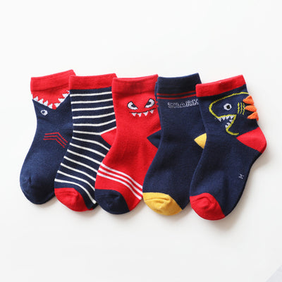 Calcetines de Algodón con Diseños de Animales Divertidos para Niños y Niñas - Image 8