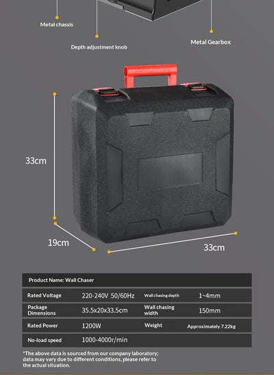 Lijadora Eléctrica de Pared Profesional sin Polvo de Alta Potencia - Image 23