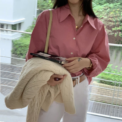Camisa Suelta Casual para Mujer - Diseño Moderno y Versátil - Image 3