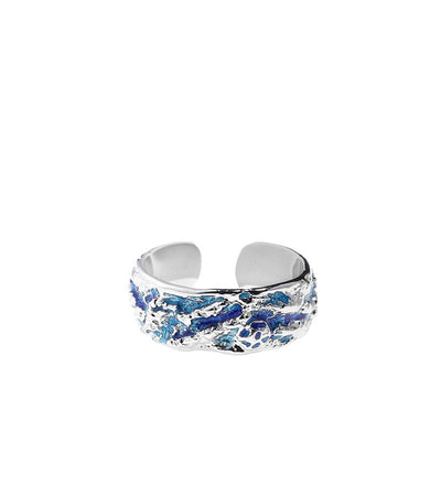 Anillo de Plata Esterlina Glaciar Azul - Image 5
