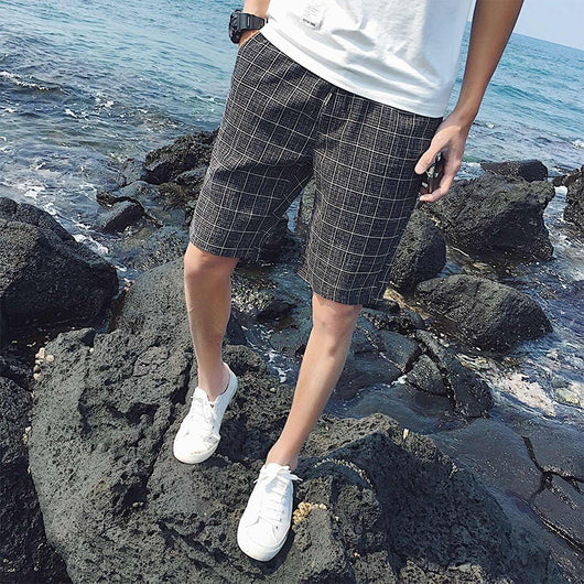 Shorts de Cuadros Hombre Corte Five Points Pantalones Casuales - Image 3