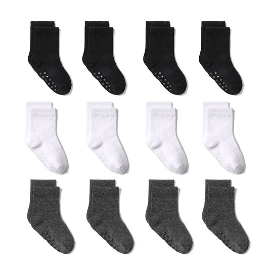 Calcetines Antideslizantes de Algodón para Niños - Colores Sólidos - Image 10