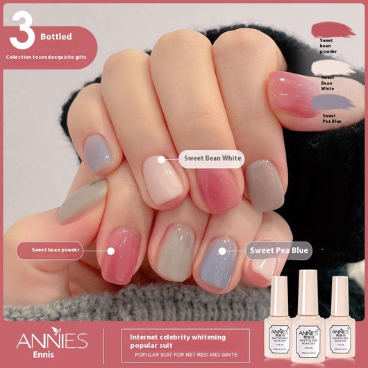 Set de Esmalte de Gel Nude Hielo Tricolor 2024 - Colección Jelly - Image 11