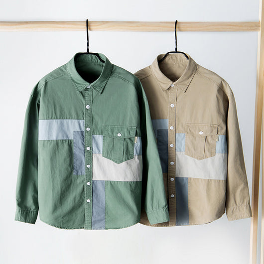 Camisa Chaqueta de Trabajo Casual en Algodón para Hombre - Image 7