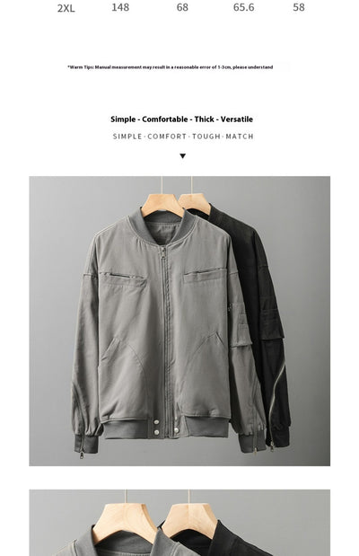Chaqueta Beisbolera Retro Americana de Poliuretano Premium - Image 10