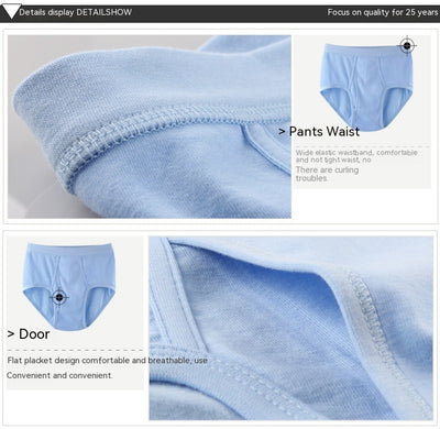 Calzoncillos de Cintura Alta en Algodón para Hombre Talla Grande - Image 9
