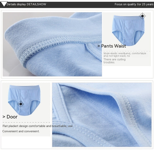 Calzoncillos de Cintura Alta en Algodón para Hombre Talla Grande - Image 19