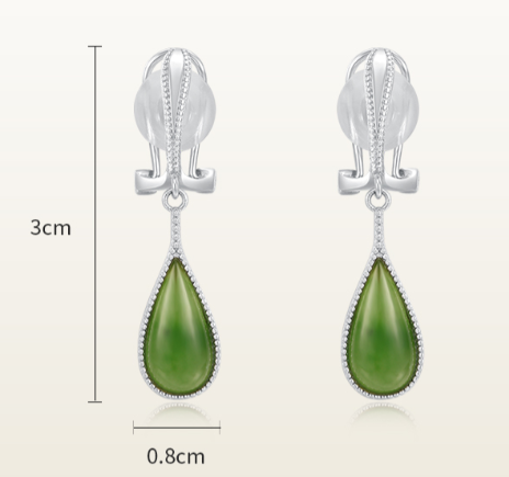 Aretes de Lujo Francés sin Perforación para Mujer - Image 6