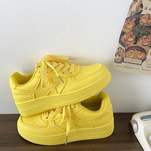 Tenis Casuales para Mujer con Patrón de Estrellas - Versátiles y Cómodos - Image 6