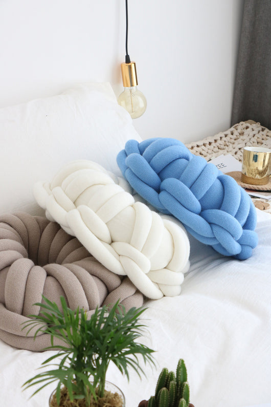 Almohada Anillo Donut para Selfies - Cojín Nudos Decorativo - Image 21
