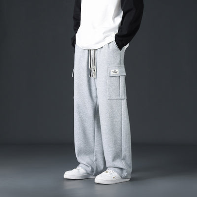 Pantalones Casuales Hombre Corte Amplio y Drapeado - Image 5