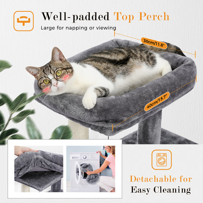 Torre de Lujo para Gatos con Doble Condominio y Percha Espaciosa - Image 19