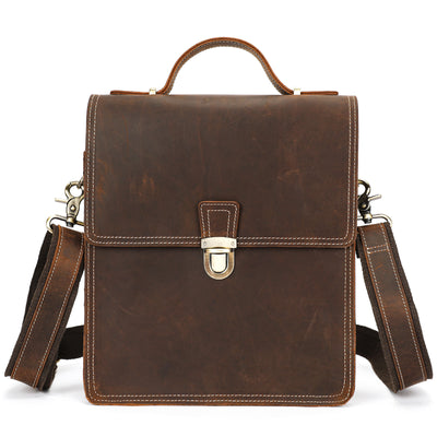 Bolsa Mensajera Vertical de Gran Capacidad con Diseño Cuadrado para Hombre - Image 2