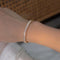 Pulsera de Perlas Barrocas Naturales con Circón Cristal