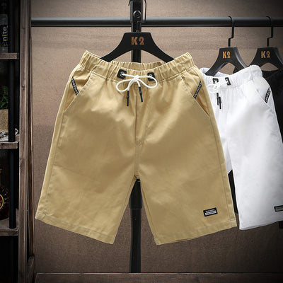 Pantalones Cortos de Playa de Algodón Liso - Image 3