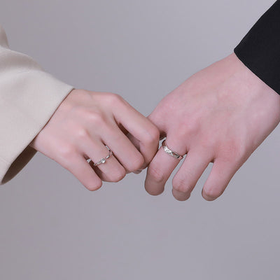 Anillo de Pareja Diseño Jianjia Bailu - Símbolo de Amor Eterno - Image 5