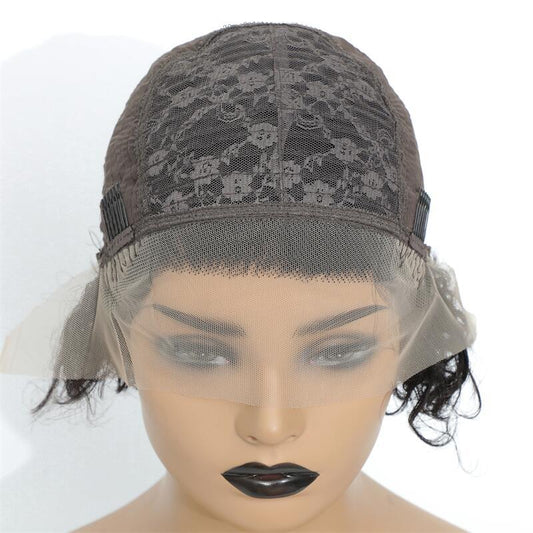Peluca Rizada Africana con Encaje Frontal para Mujer - Image 2