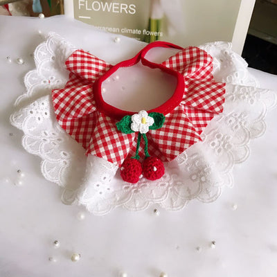 Pañuelo Babero para Mascota con Encaje Decorativo - Image 16