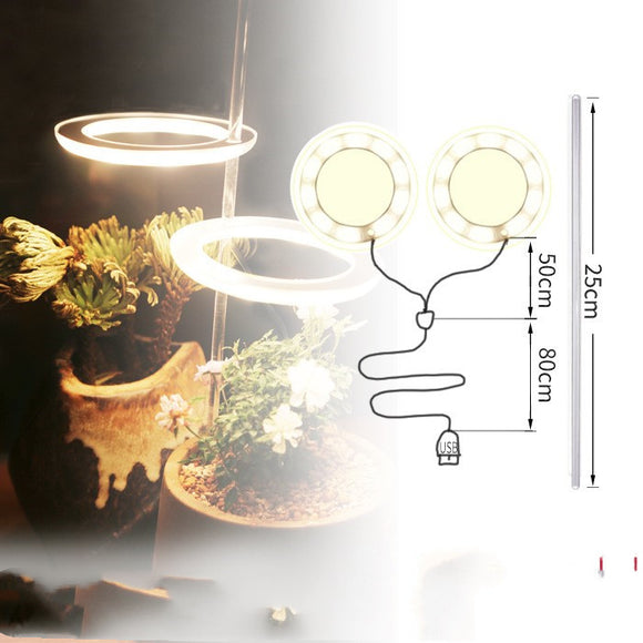 Lámpara LED de Espectro Completo para Plantas y Suculentas