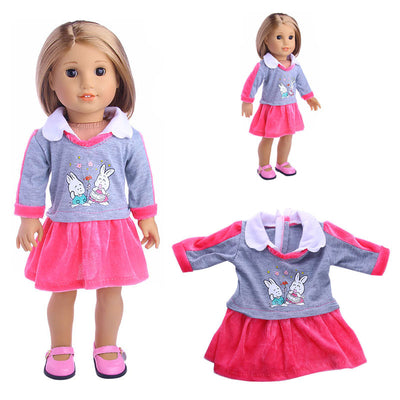 Conjunto de Falda Conejo para Muñecas American Girl de 18 Pulgadas - Image 5