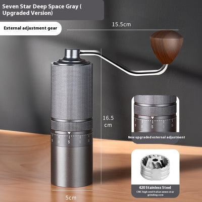 Molinillo de Café Manual Portátil con Ajuste Externo y Núcleo de Acero - Image 11
