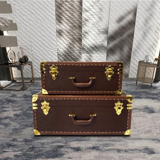 Caja de Almacenamiento Retro Portátil - Decoración Europea - Image 2